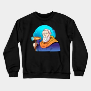 Galileo Galilei Cartoon Crewneck Sweatshirt